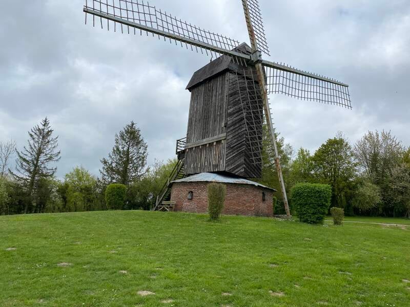 Wilma de Krom aan de Somme
