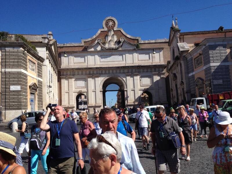 Wilma de Krom in Italie