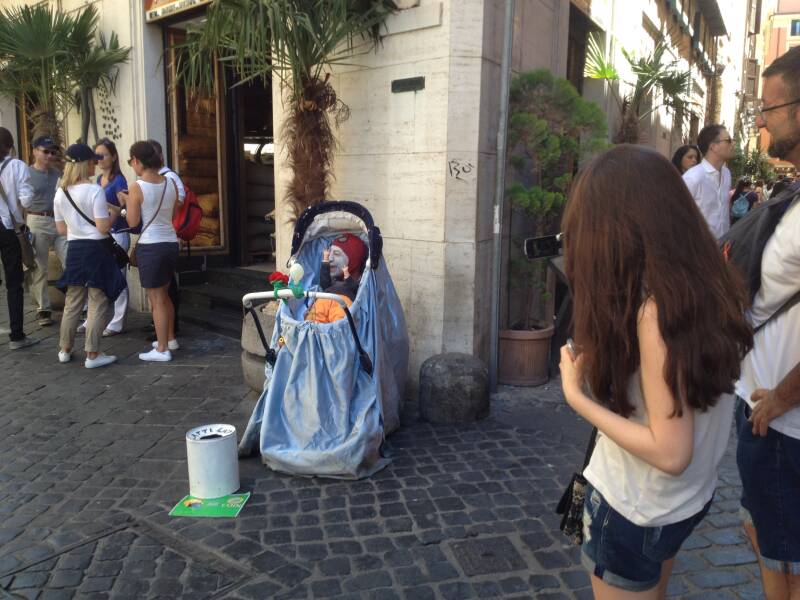 Wilma de Krom in Rome