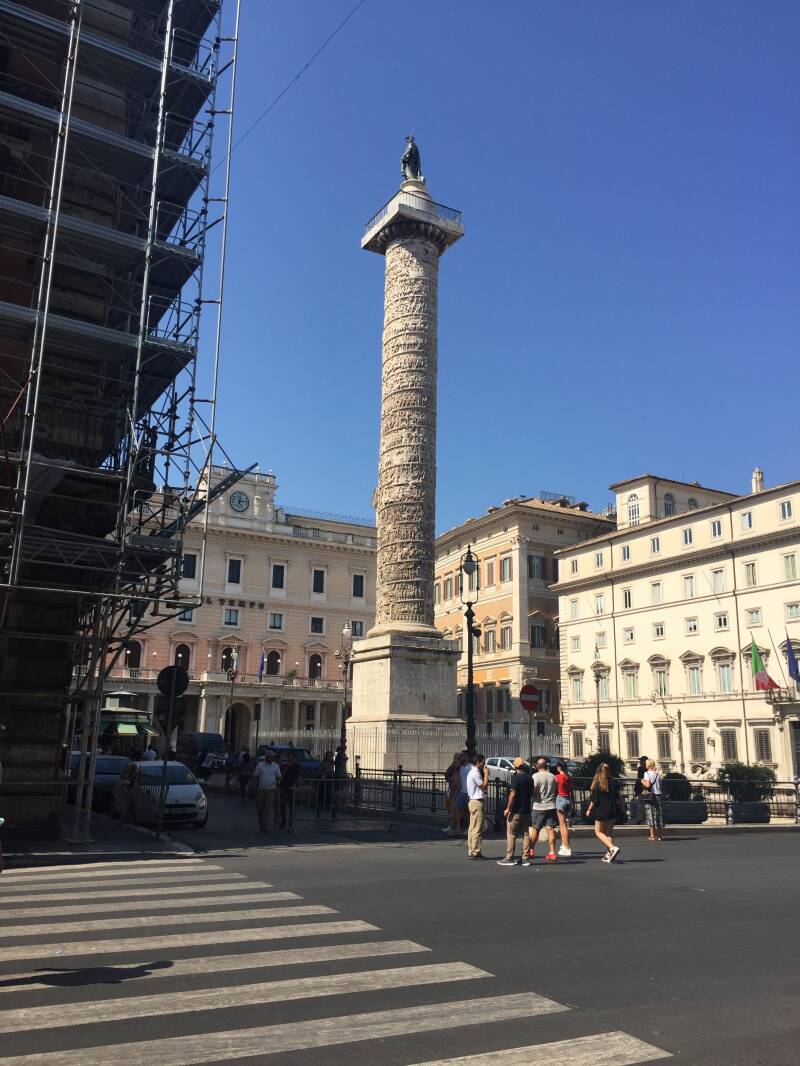 Wilma de Krom in Italie