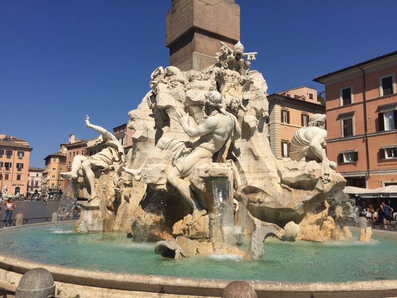 Wilma de Krom in Italie
