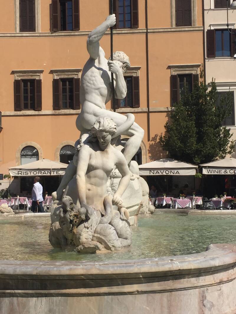 Wilma de Krom in Italie