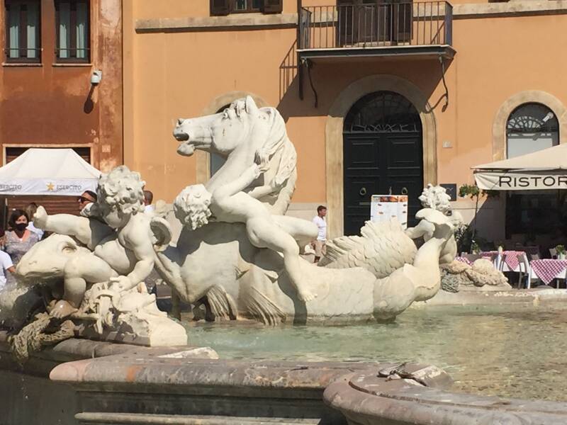 Wilma de Krom in Italie