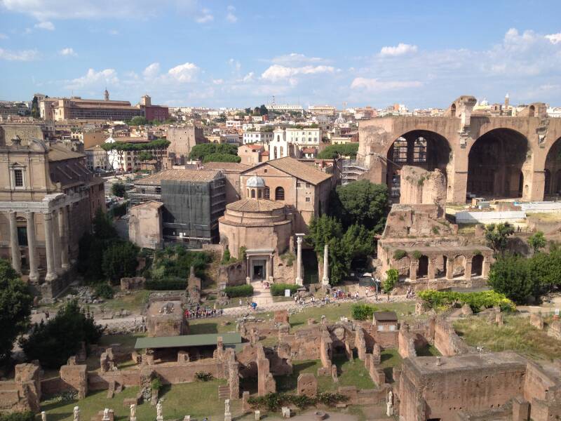 Wilma de Krom in Rome