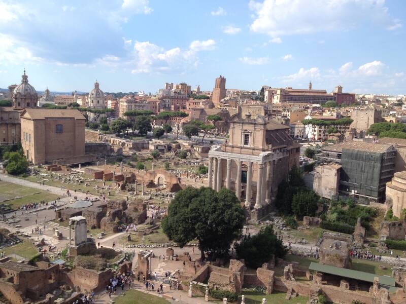 Wilma de Krom in Rome