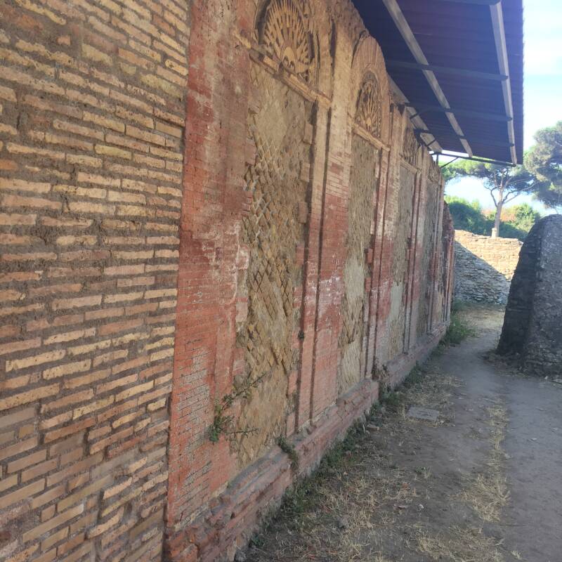 Wilma de Krom in Italie
