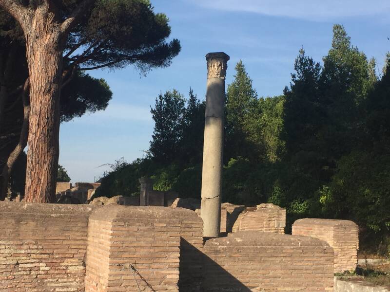 Wilma de Krom in Italie