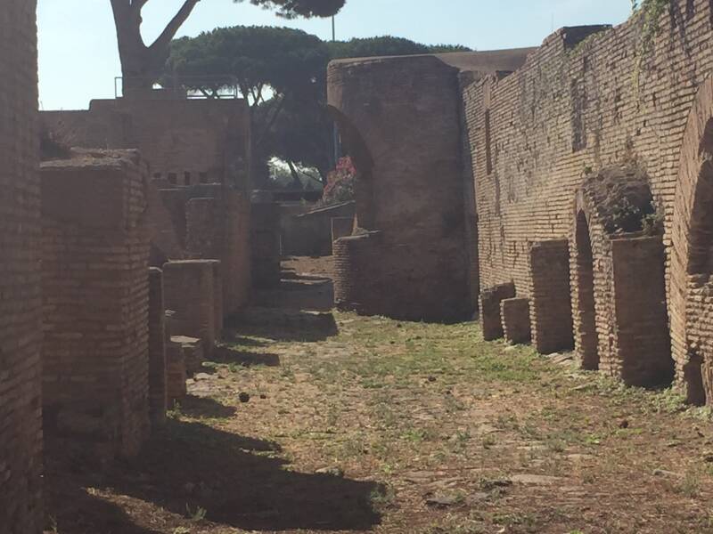 Wilma de Krom in Italie