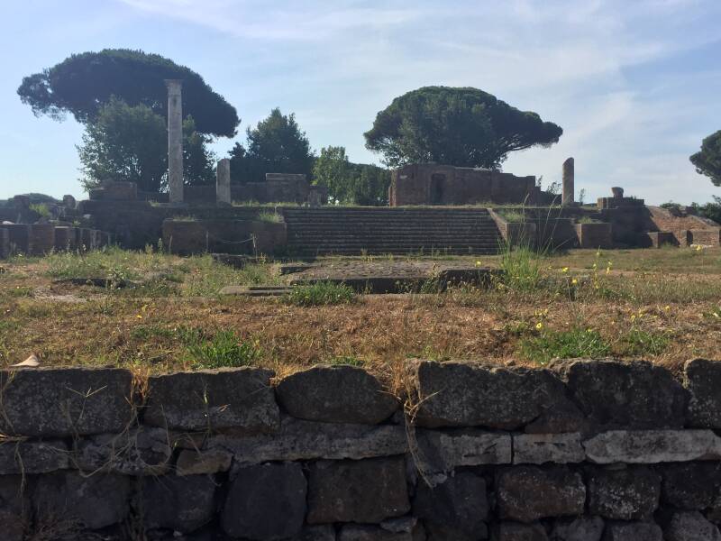 Wilma de Krom in Italie