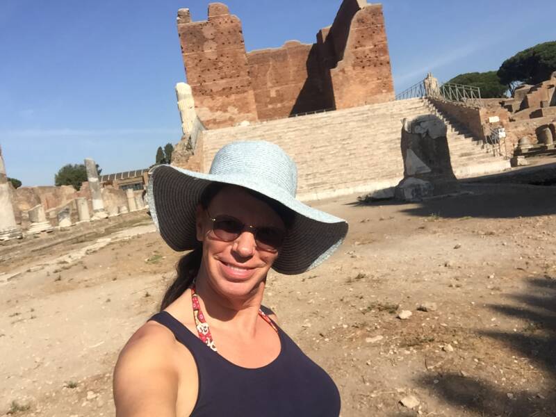Wilma de Krom in Italie