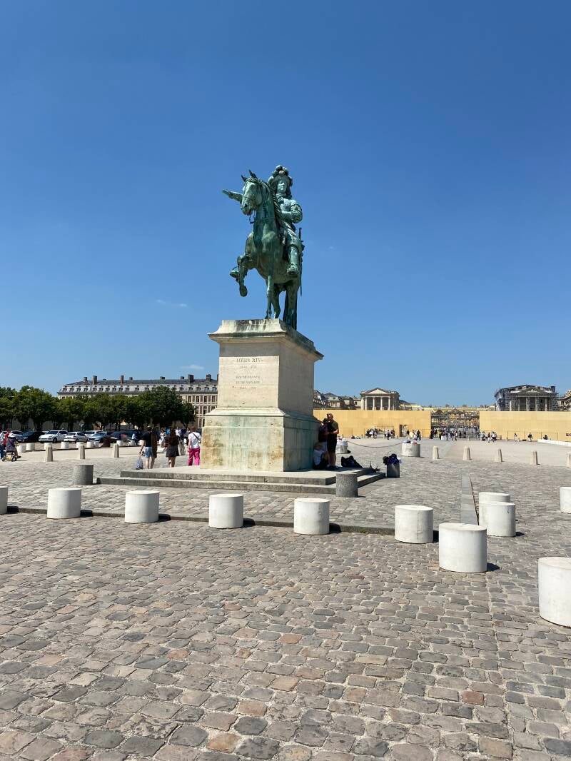 Wilma de Krom in Versailles