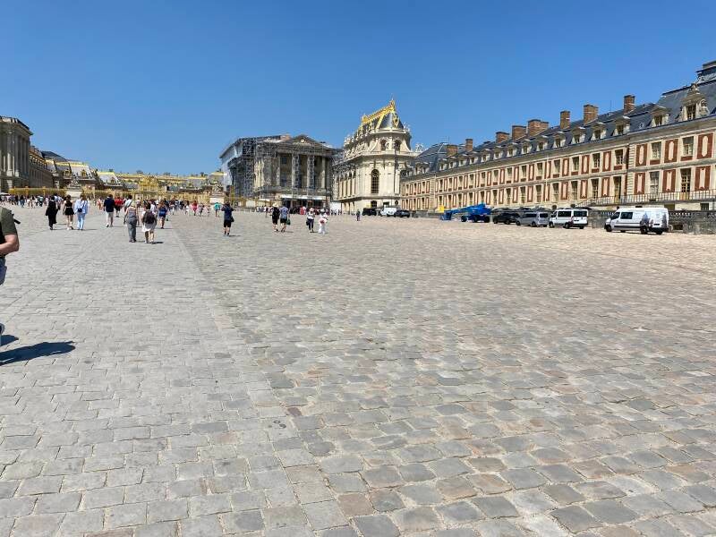 Wilma de Krom in Versailles