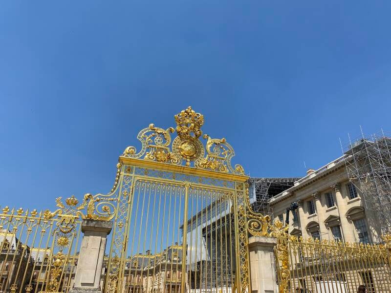 Wilma de Krom in Versailles