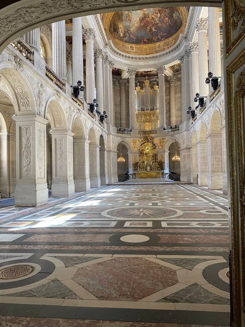 Wilma de Krom in Versailles