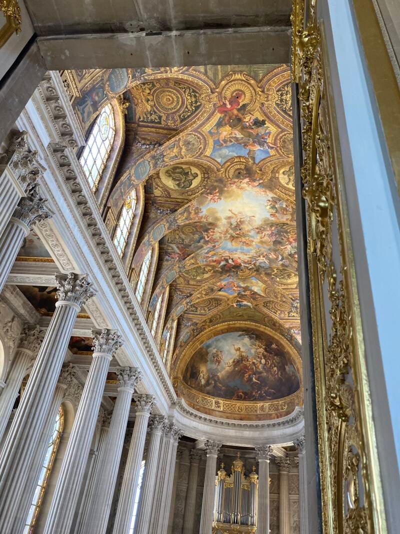 Wilma de Krom in Versailles