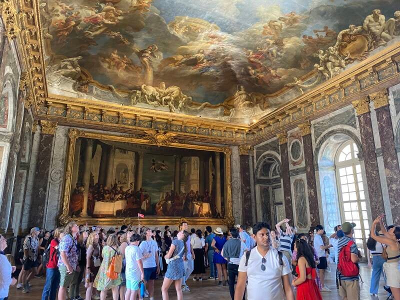 Wilma de Krom in Versailles