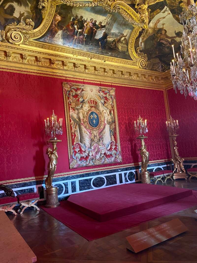 Wilma de Krom in Versailles