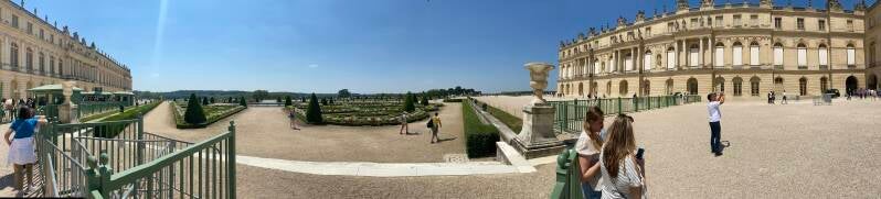 Wilma de Krom in Versailles