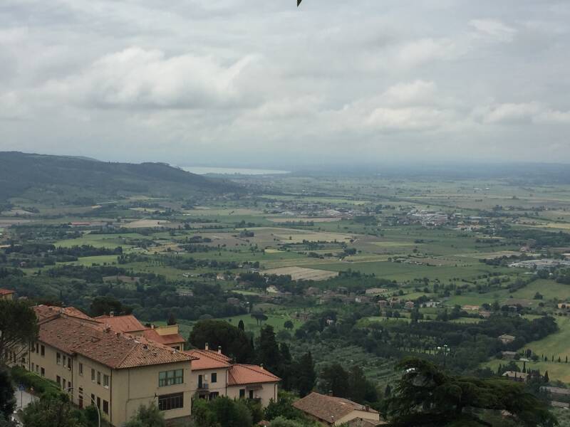 Wilma de krom in Toscane