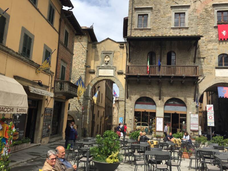 Wilma de krom in Toscane