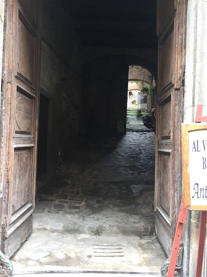 Wilma de Krom in Italie