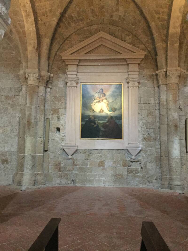Wilma de krom in Toscane