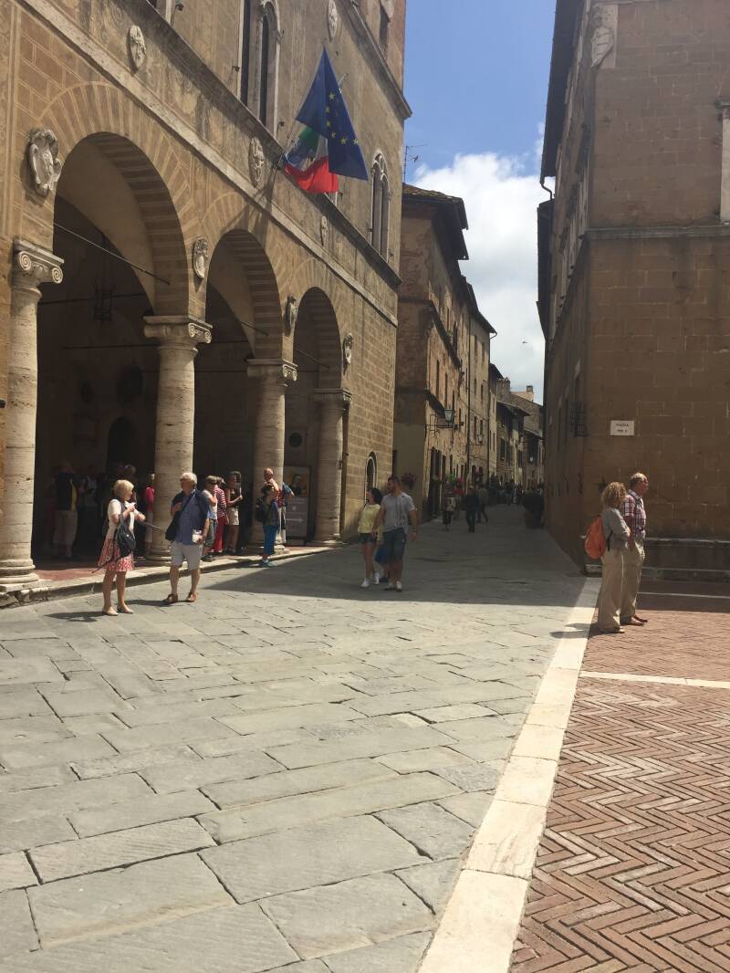 Wilma de krom in Toscane