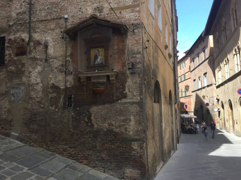 Wilma de krom in Toscane
