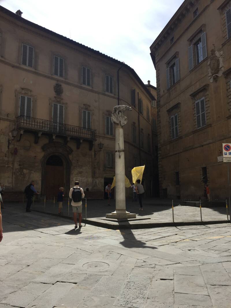 Wilma de krom in Toscane