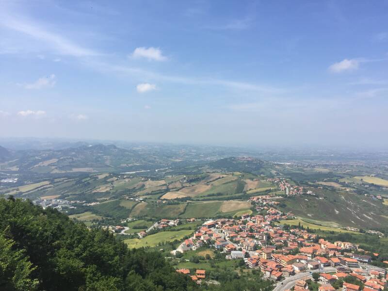 Wilma de krom in Toscane