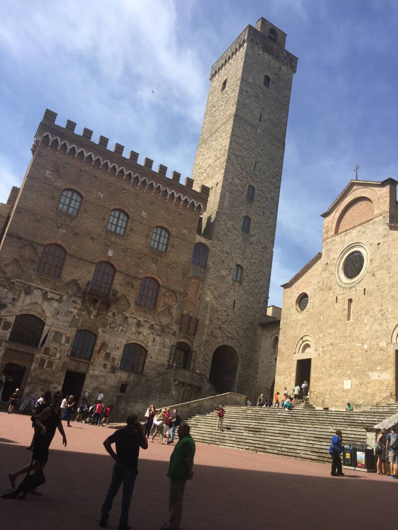 Wilma de krom in Toscane