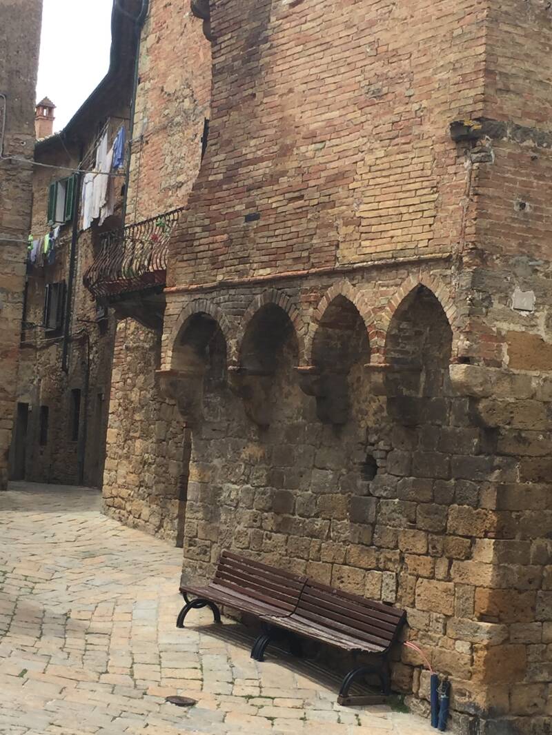 Wilma de krom in Toscane