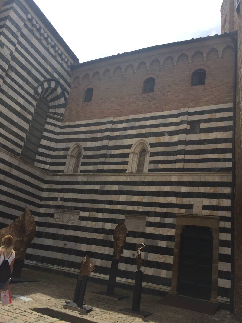 Wilma de krom in Toscane