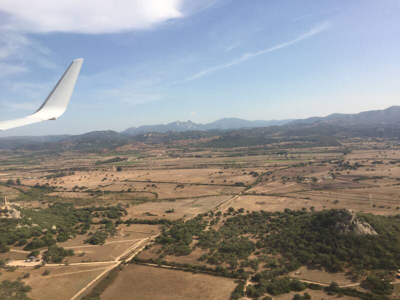 Wilma de Krom op Sardinie