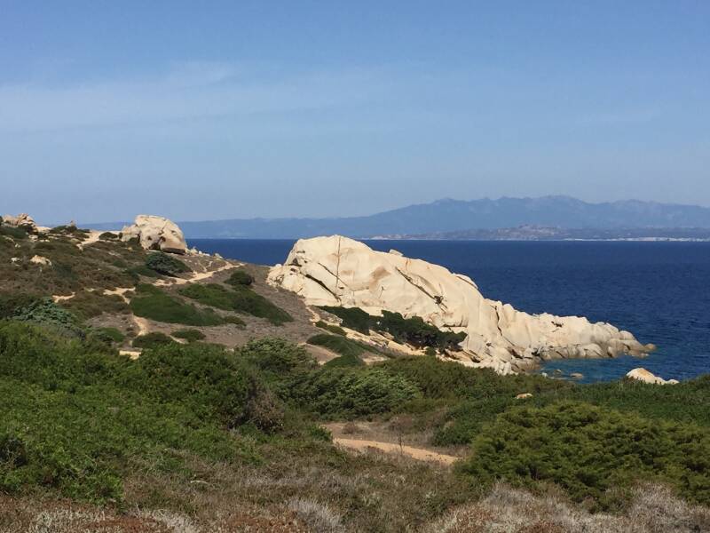 Wilma de Krom op Sardinie
