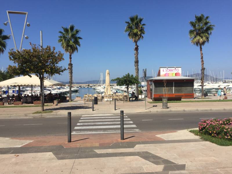 Wilma de Krom op Sardinie