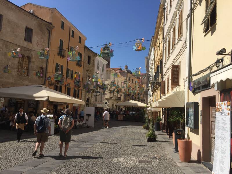 Wilma de Krom op Sardinie