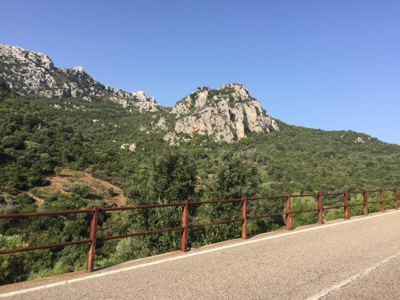 Wilma de Krom op Sardinie