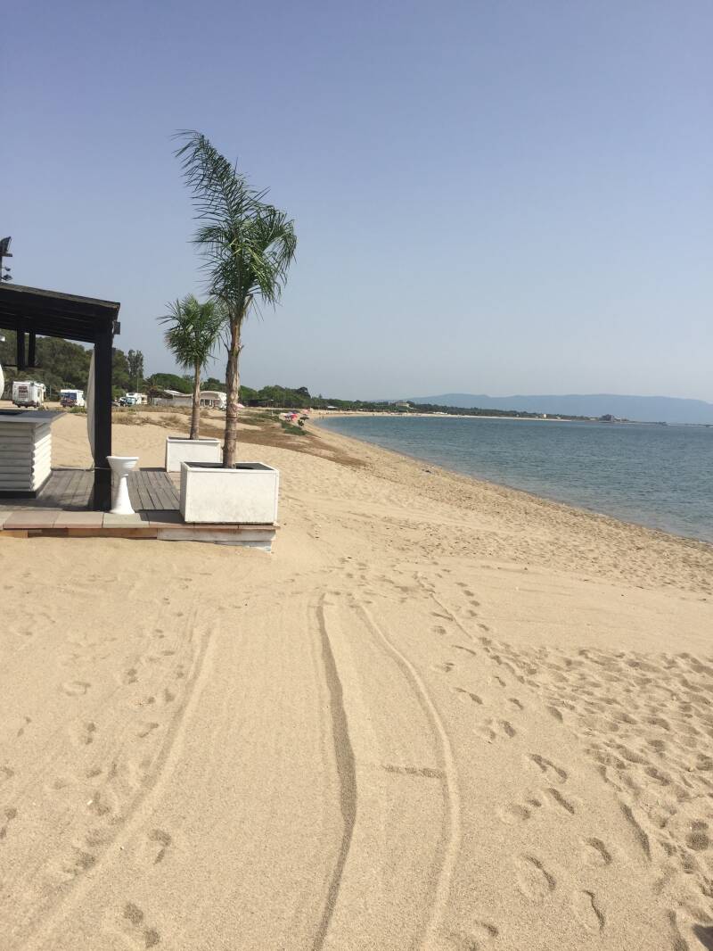 Wilma de Krom op Sardinie