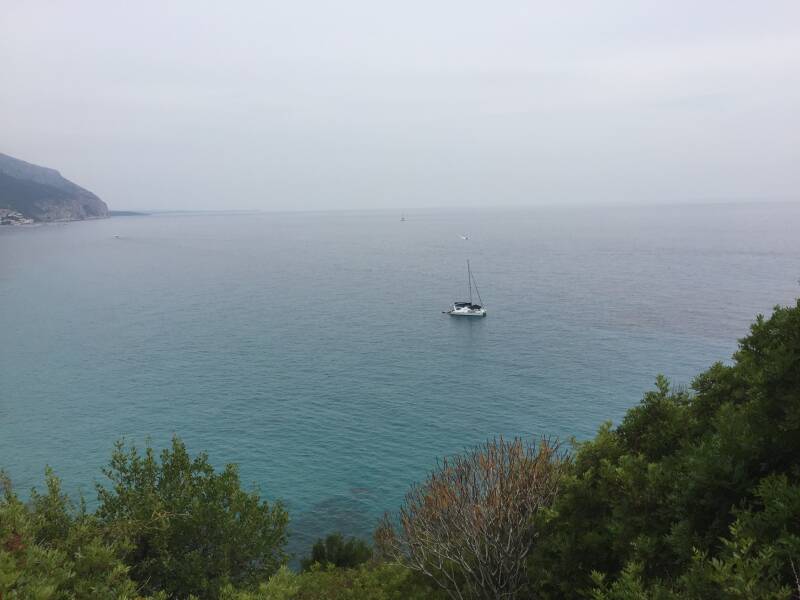 Wilma de Krom op Sardinie