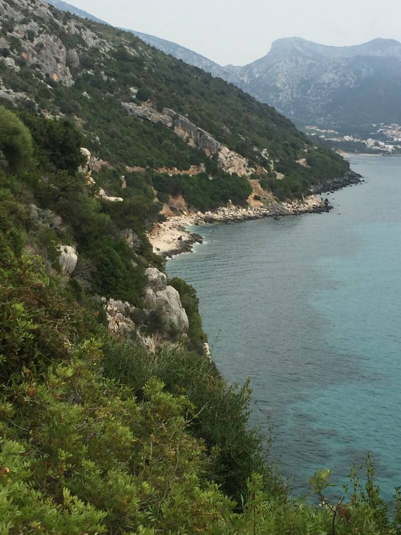 Wilma de Krom op Sardinie