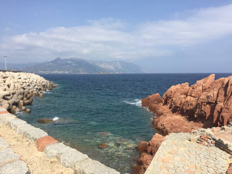 Wilma de Krom op Sardinie