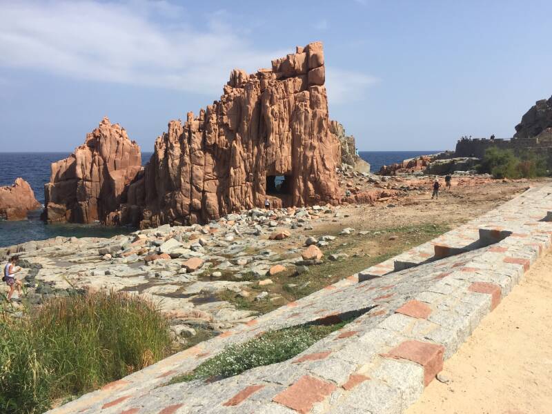 Wilma de Krom op Sardinie