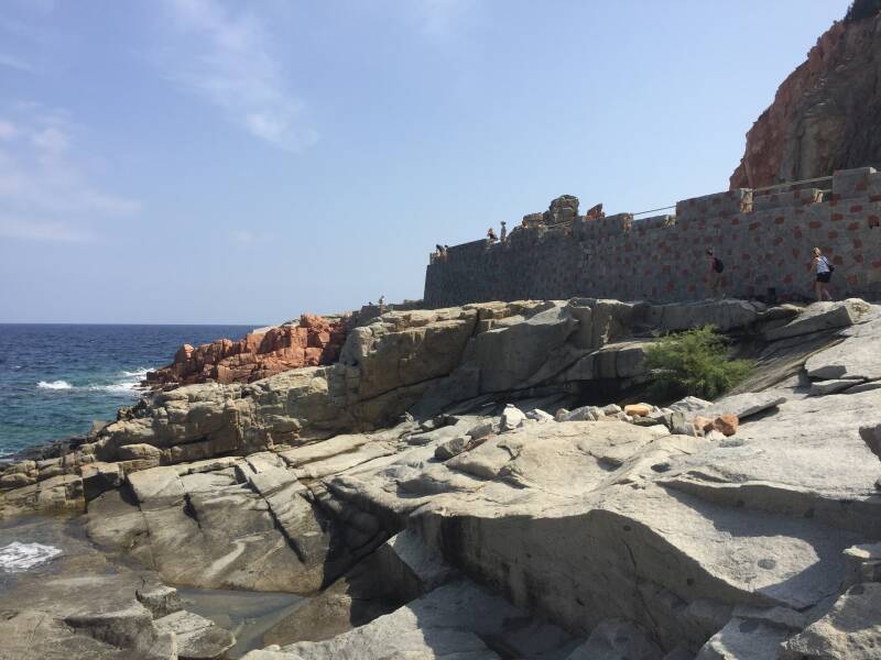 Wilma de Krom op Sardinie