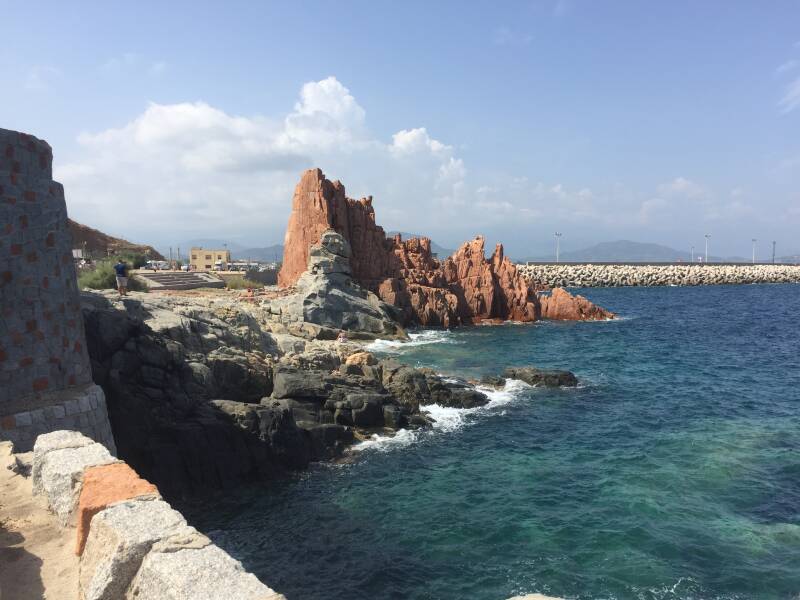Wilma de Krom op Sardinie
