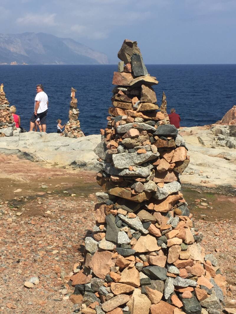 Wilma de Krom op Sardinie