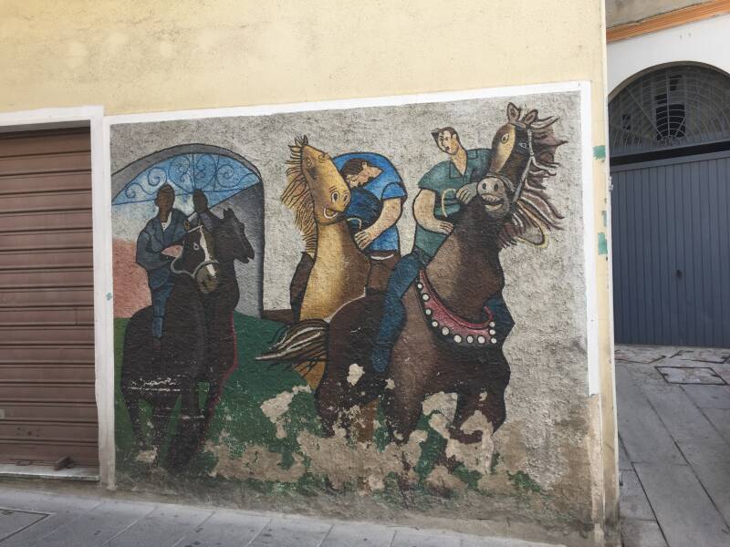 Wilma de Krom op Sardinie