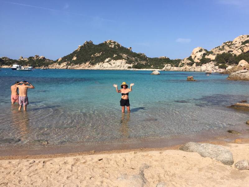 Wilma de Krom op Sardinie