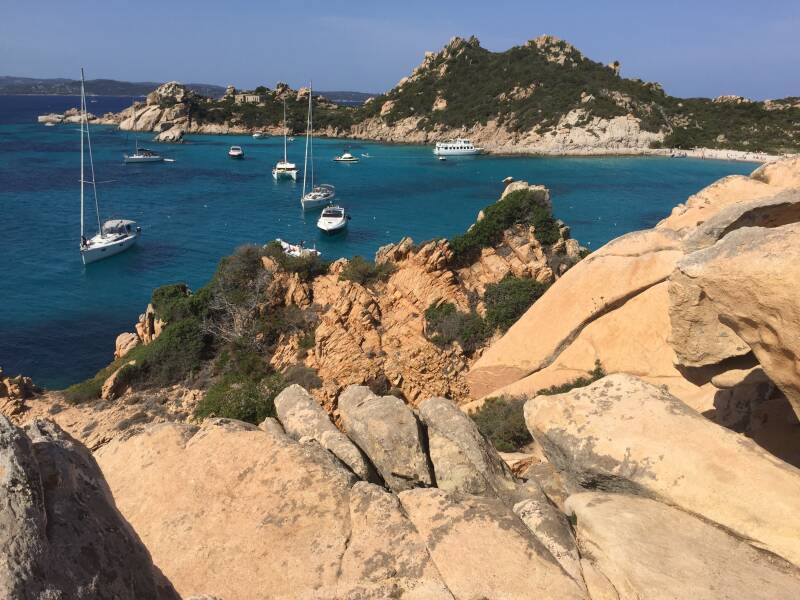 Wilma de Krom op Sardinie