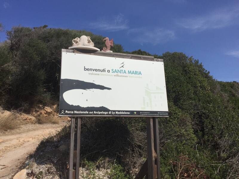 Wilma de Krom op Sardinie